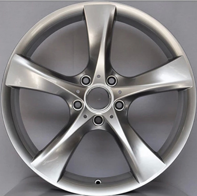 1-piece forged wheel 19 Inch Car Rims  for BMW X5 / Hyper Silver Customized  19&quot; Forged Alloy Rims 5x120