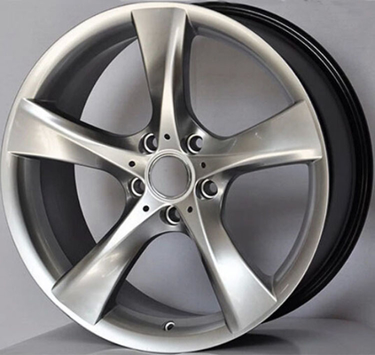 1-piece forged wheel 19 Inch Car Rims  for BMW X5 / Hyper Silver Customized  19&quot; Forged Alloy Rims 5x120