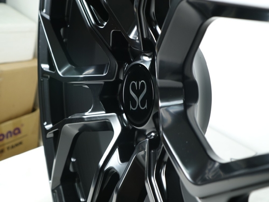 matte black monoblock forged alloy car wheels for McLaren rs6