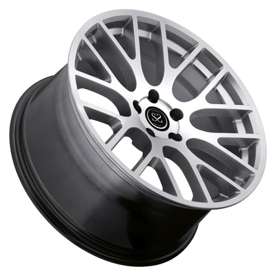 alloy wheel 17 19 20 inch black machine face polish forged rim from china