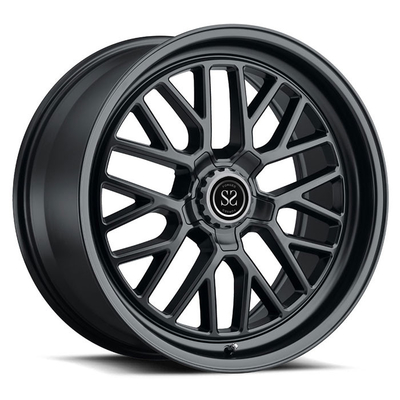 silver aluminium alloy 1 piece forged wheel via jwl standard for car