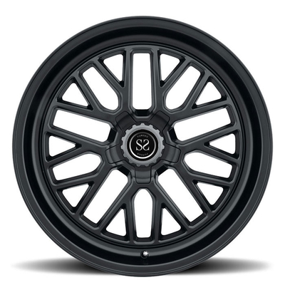 silver aluminium alloy 1 piece forged wheel via jwl standard for car