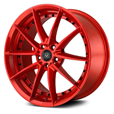 pcd 139.7 114.3 130 red brushed auto aluminium window wheels and rims