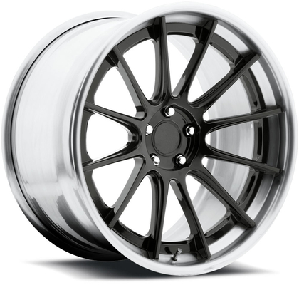 gloss candyblack-brushed gloss clear stepped and flat lip 18 inch 19 inch 5x112 cars wheels