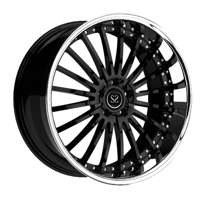 18 19 20 21  inch customize 2 piece forged negative offset offroad SUV wheel rim 5x120