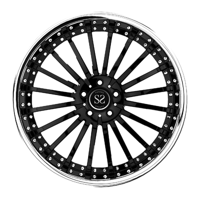 18 19 20 21  inch customize 2 piece forged negative offset offroad SUV wheel rim