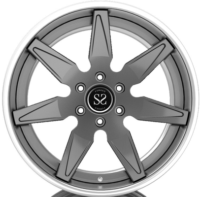 Custom 2 Piece Forged Wheels For Inner Barrel, T6061 Car Rims For Slant Lip, Step Lip For T6061 Forged Wheels
