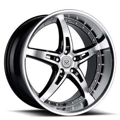 20&quot; 2pc replica staggered forged aluminum alloy deep lip wheel for range rover