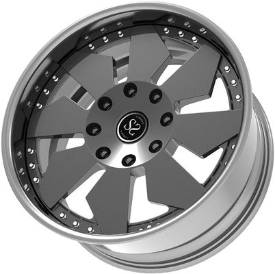 2-piece forged car deep dish aluminum alloy wheel 22 inch 6x139.7 For Land Cruiser Prado