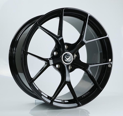 5x112 20 Inch Gloss Black 1- piece Forged Alloy Wheels Rims For BMW M5