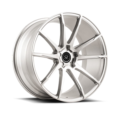 2 Piece Forged Super Sport Car Rims Matte Black Staggered 20 Inch