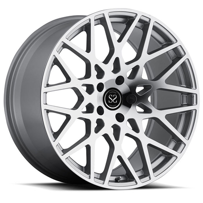 20inch Wheel Rims For Audi Q7 / Silver  Machined Customized 20 inch  5x130 Forged Alloy Rims
