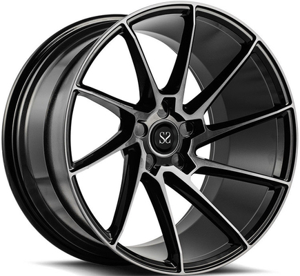 Custom Gloss Black 20 and 21 Inch 1- Piece Forged Wheels With PCD 5x130 For Porsche 91111