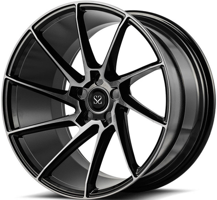 Custom Gloss Black 20 and 21 Inch 1- Piece Forged Wheels With PCD 5x130 For Porsche 91111