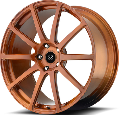 Satin Bronze 22 23 24 inch 1- Piece Forged Wheels For Chevrolet Camaro 5x120.65