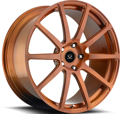 Satin Bronze 22 23 24 inch 1- Piece Forged Wheels For Chevrolet Camaro 5x120.65