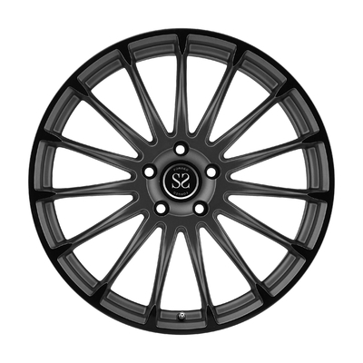 1- Piece Forged Wheels 20inch Gloss Black Forged Car Alloy Rims For Audi S6 Car Rims 5x112