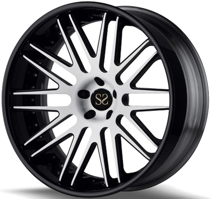 Custom Gloss Black 22 Inch 2- PC Forged Alloy RIms For Mustang 5x114.3