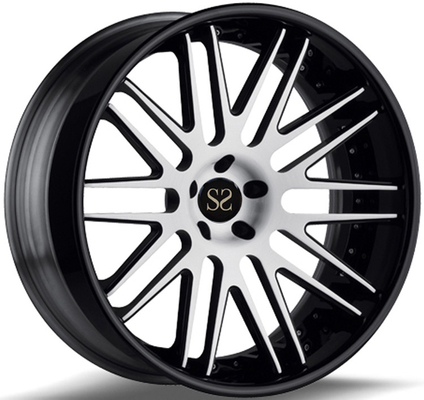 Custom Gloss Black 22 Inch 2- PC Forged Alloy RIms For Mustang 5x114.3