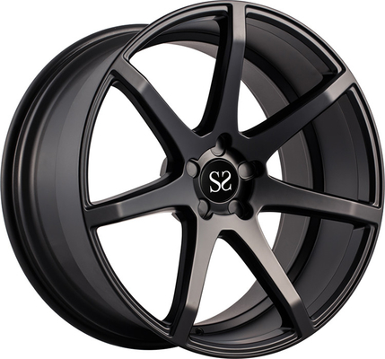 Custom Gloss Black Machined 20 Inch 1-Piece Forged Rims For Audi RS7 Car Rims 5x112