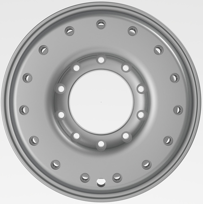 19.5x8.25 2- piece  Forged Alloy Armoured Wheels For Army / 2 piece amoured vehicle wheels for military
