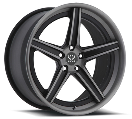 Gloss Black 120.65mm PCD 19 inch alloy rims For Lexus IS 5x114.3 Forged Monoblock