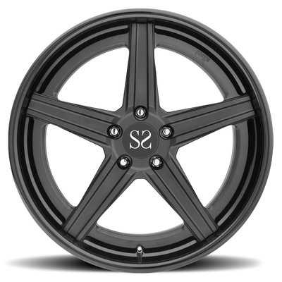 Gloss Black 120.65mm PCD 19 inch alloy rims For Lexus IS 5x114.3 Forged Monoblock