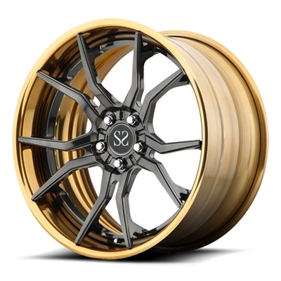 2-Piece Forged Wheels For Ford Mustand 5x114.3 Staggered 19 and 20 inches