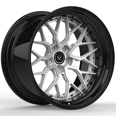 Deep Lip Staggered 20 X 9 And 20 X 12 2-Piece Custom Forged Alloy Wheels For Audi R8 5x112 rims 5x1