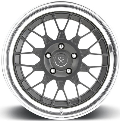 Staggered Aluminum Alloy 3 Piece Forged Wheels For Lamborghini 19 20 21 inches 5x120