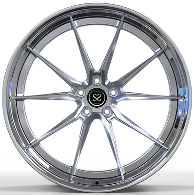 20X10.5 22x12 Polish Two Piece Forged Wheels Aluminum Alloy For Audi RS5