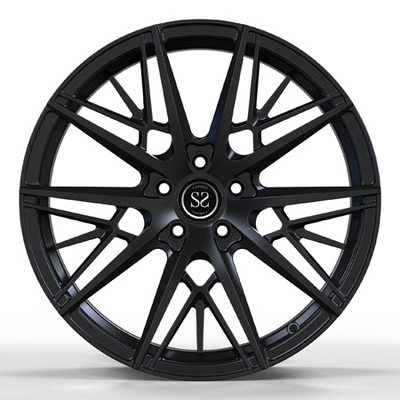 Satin Black 21 Inch 5x120 5x112 Deep Dish Alloy Wheels For M5 M6