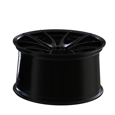 Gloss Black Deep Concave Size 19 Ford Mustang Monoblock Forged Wheels