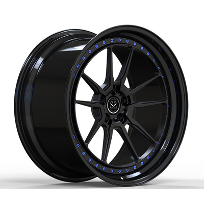 Audi Satin Black Alloy Wheels Aluminum Passenger Car Wheel Rims