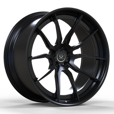 21 Inch Satin Black Deep Concave Rims For Rs6 2 Piece Forged Aluminum Wheel Blanks