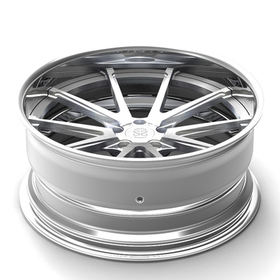 Staggered 21x9 Front 21x11 Rear 2 Piece Forged Wheels For Mercedes Benz Cl 500