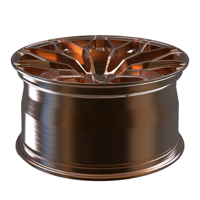Brushed Bronze Monoblock 21 Inch Forged Wheel For Ferrari 458 1 Piece Alloy Rims