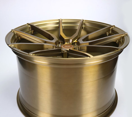 21x13 Heavy Duty Brushed Bronze 21 Inch Forged Wheels For Audi Q5