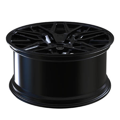 Gloss black painted finish monoblock alloy rims urus 1 piece 23 inch 23x11 forged wheels