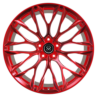Fit for Lamborghini Aventador Candy Red Car rims 5x120  Custom 1-PC 20 21 and 22 inches