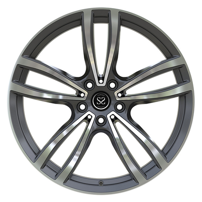 For Audi A7 5x112 1-piece  Gun Metal Alloy Rims Custom Staggered 19 and 20 inches
