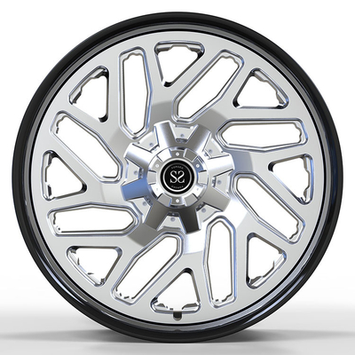 Fit Dodge Ram 1500 New Style Gloss Black Custom 2-PC Forged Alloy Rims 20 21 and 22 inches 5x139.7 / 6x139.7