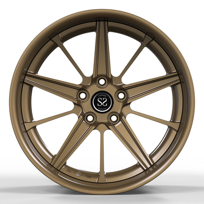Fit Jeep Wrangler  Bronze 2-PC Forged Alloy Rims Custom 20 21 and 22 inches 5x127