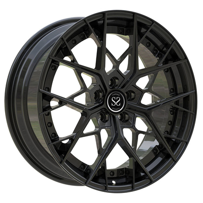 Fit for Audi RS3 Gloss Black Muti-Spoke Custom Forged Aluminum Alloy Rims 5x112 Staggered 19 and 20 inches