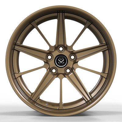 Aluminum Alloy Car Forged Wheels For Sale Custom 2 Piece Wrangler Polished Bronze Rims