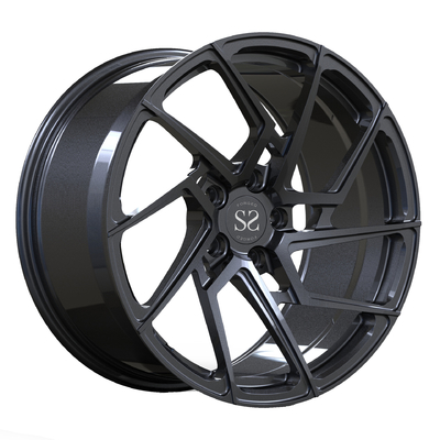 For M3 1 Piece Forged Monoblock Black Car Wheels Alloy Custom Directional Concave Rims