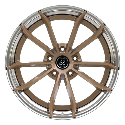 22 Inch Deep Concave 5x120 Forged Wheels 2 Piece For Luxury Cars