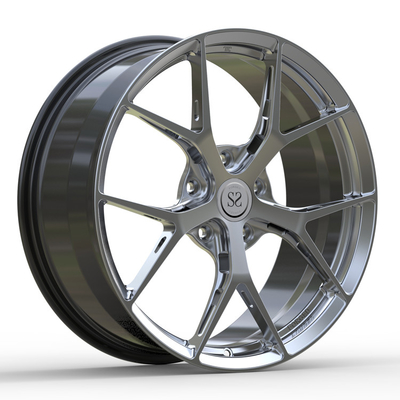 Staggered Forged Alloy Car Wheels For 718 GT4 5x130 5x112 5x120 5x130