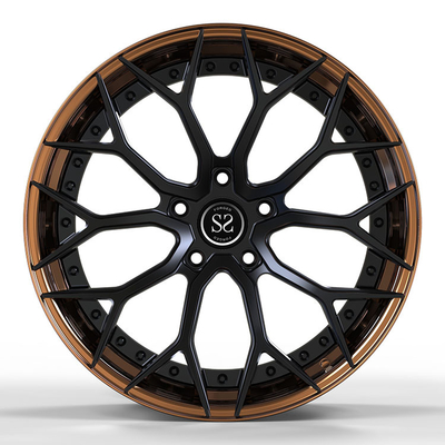 Audi RS6 5x112 Bronze Black 2 PC Forged Alloy Rims 19 20 21 And 22 Inches