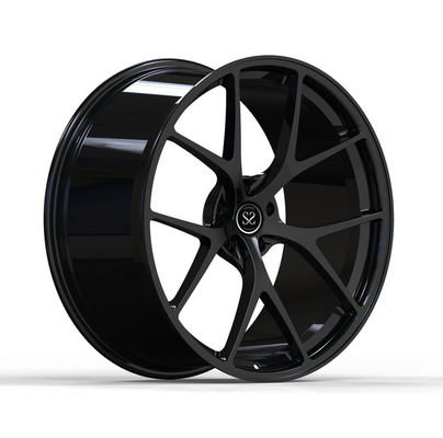 Monoblock Gloss Black Forged 22 Inch Wheels 5x114.3 For FX Alu Alloy